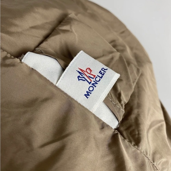 Moncler size large in tan color super cute light but warm - Picture 15 of 15